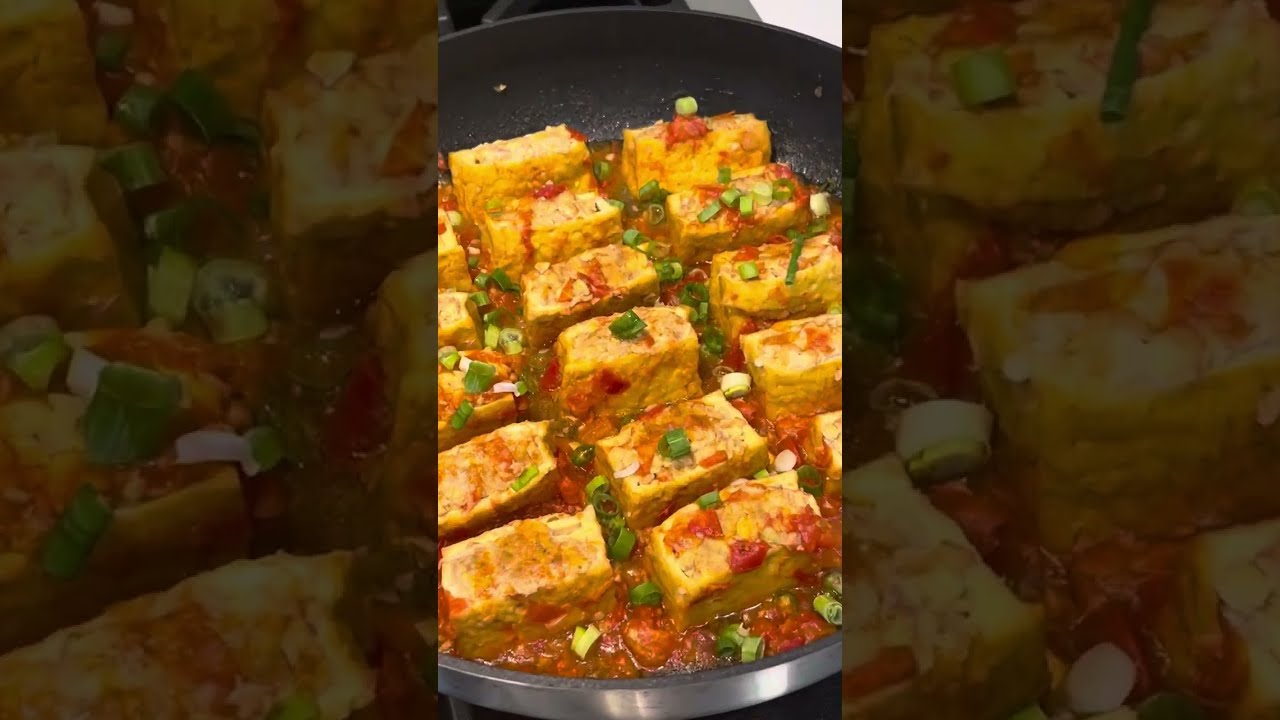 Мои дети это ПРОГЛОТИЛИ | Вьетнамская кухня, фаршированный тофу и томатный соус |