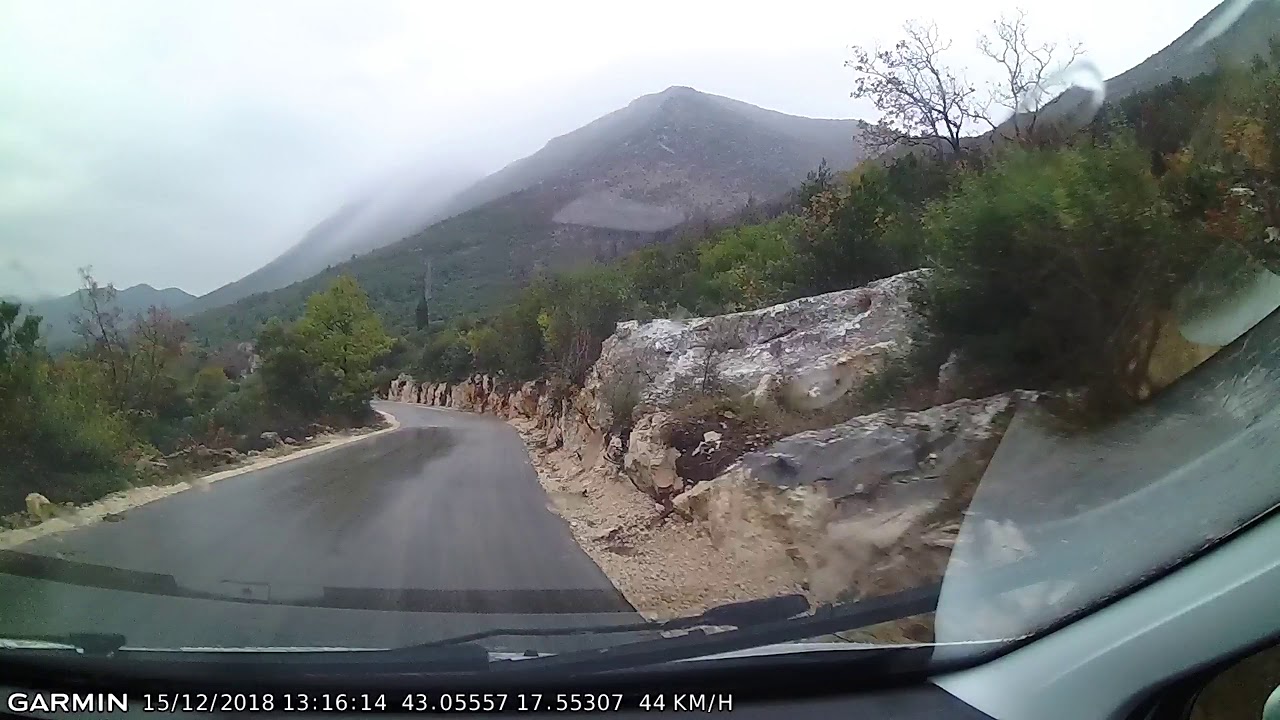 DRIVE #420: Kula Norinska-Desne-Banja (Croatia) (timelapse 4x) *Read Description*