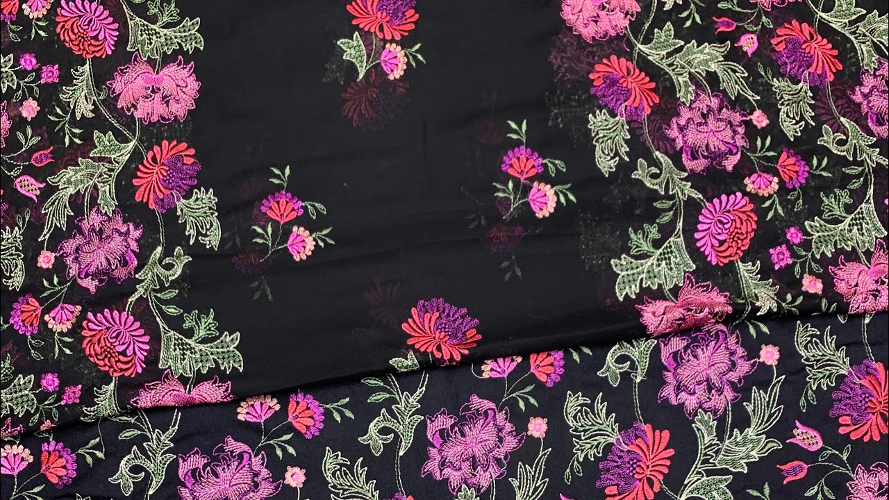 Fancy 3pc suits with chiffons dupatta. 03355848919