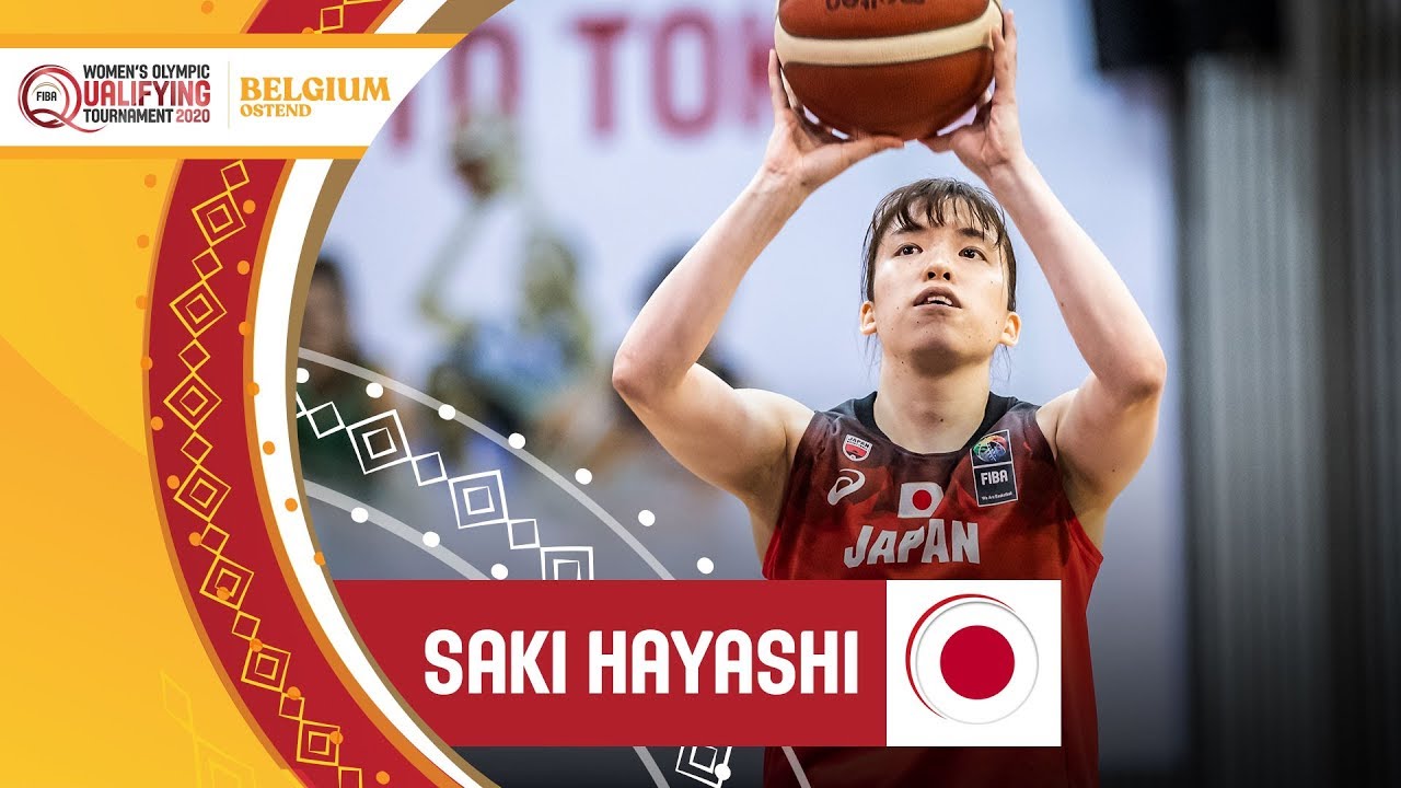 Hayashi's insane show (8 3-pointers) vs Belgium - FIBA Women's Olympic Qualifying Tournament 2020