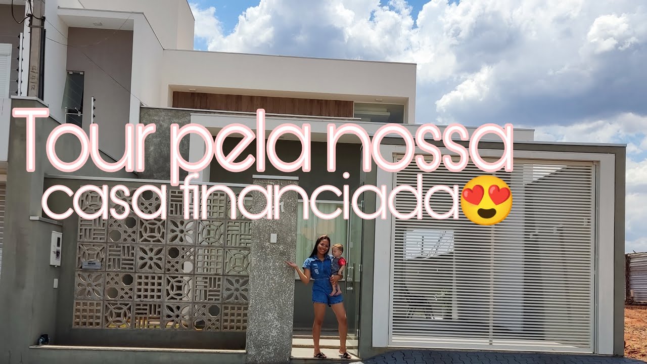 Tour pela  nossa casa financiada com os móveis dentro|Dany Oliveira