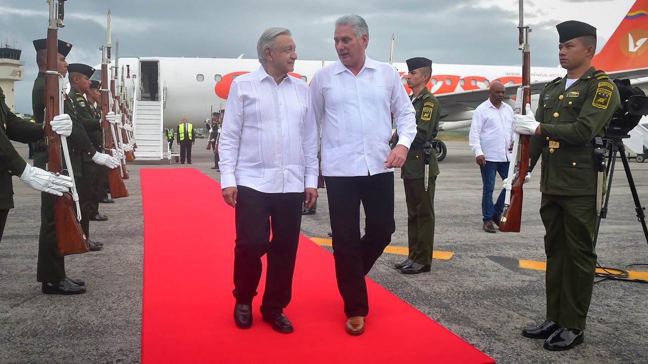 Bienvenida al presidente de la República de Cuba, Miguel Díaz-Canel Bermúdez