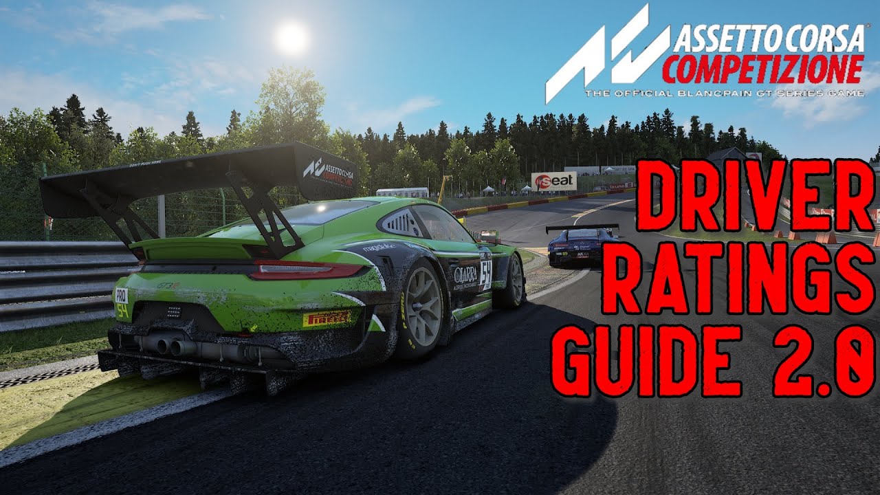 Assetto Corsa Competizione Driver Ratings Guide 2.0