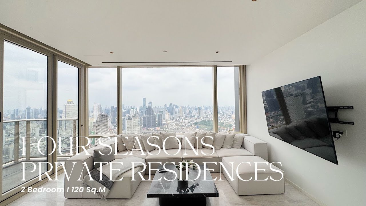 Four Seasons Private Residences Bangkok | Luxury 2-Bedroom Condo for Sale | River & City View