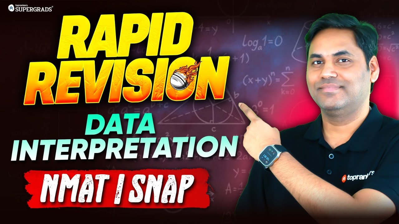 Data Interpretation - Rapid Revision | Quantitative Aptitude Quick Revision | For NMAT & SNAP Exam