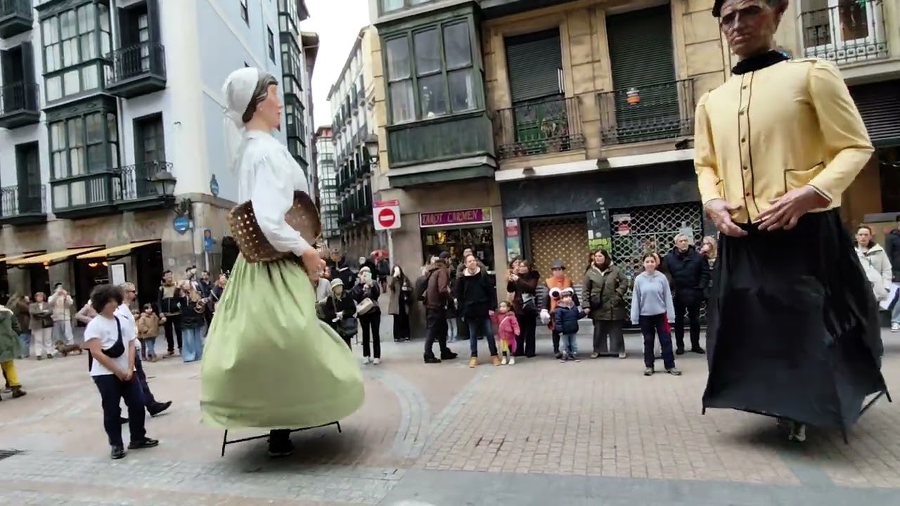 Vals V de los gigantes de Bilbao en Bilbao ~Inauteriak~