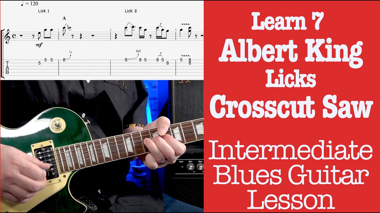 Albert King Crosscut Saw Intro Solo Guitar Lesson