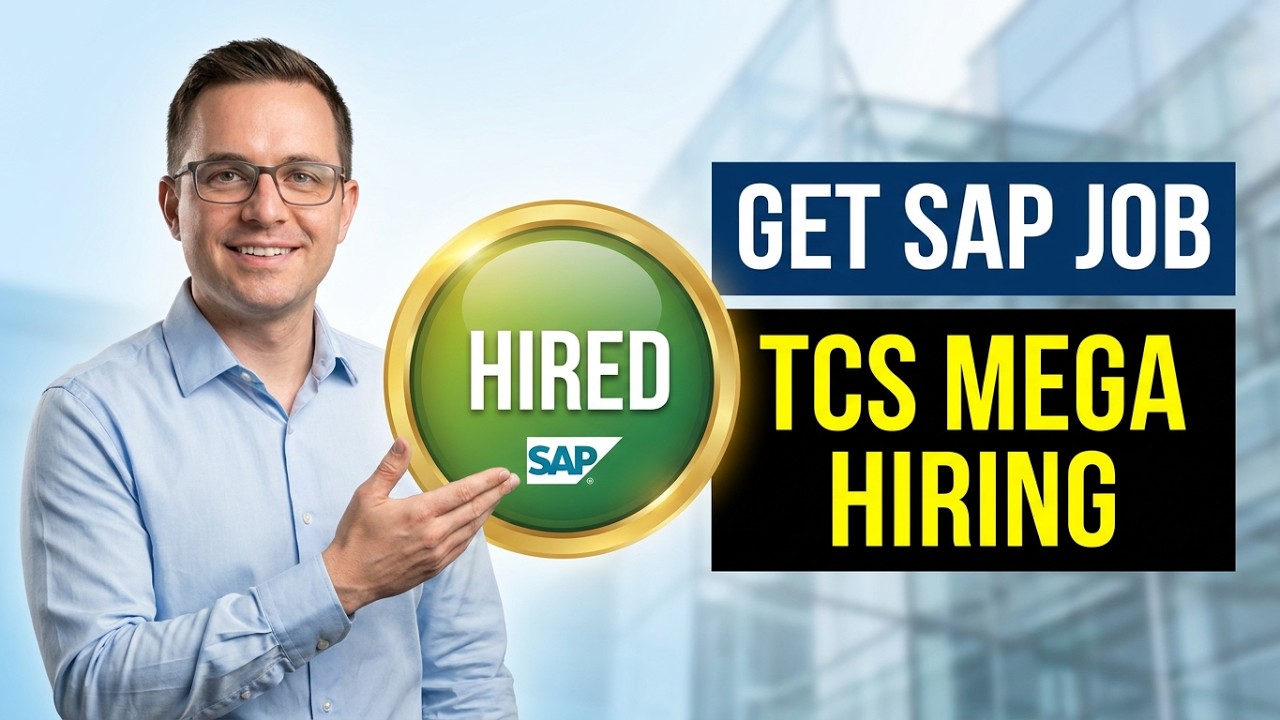 Как подать заявку на вакансии SAP Freshers в TCS | Мега найм сотрудников в SAP в TCS | Получить работу SAP в TCS | Вакансии MM в TCS