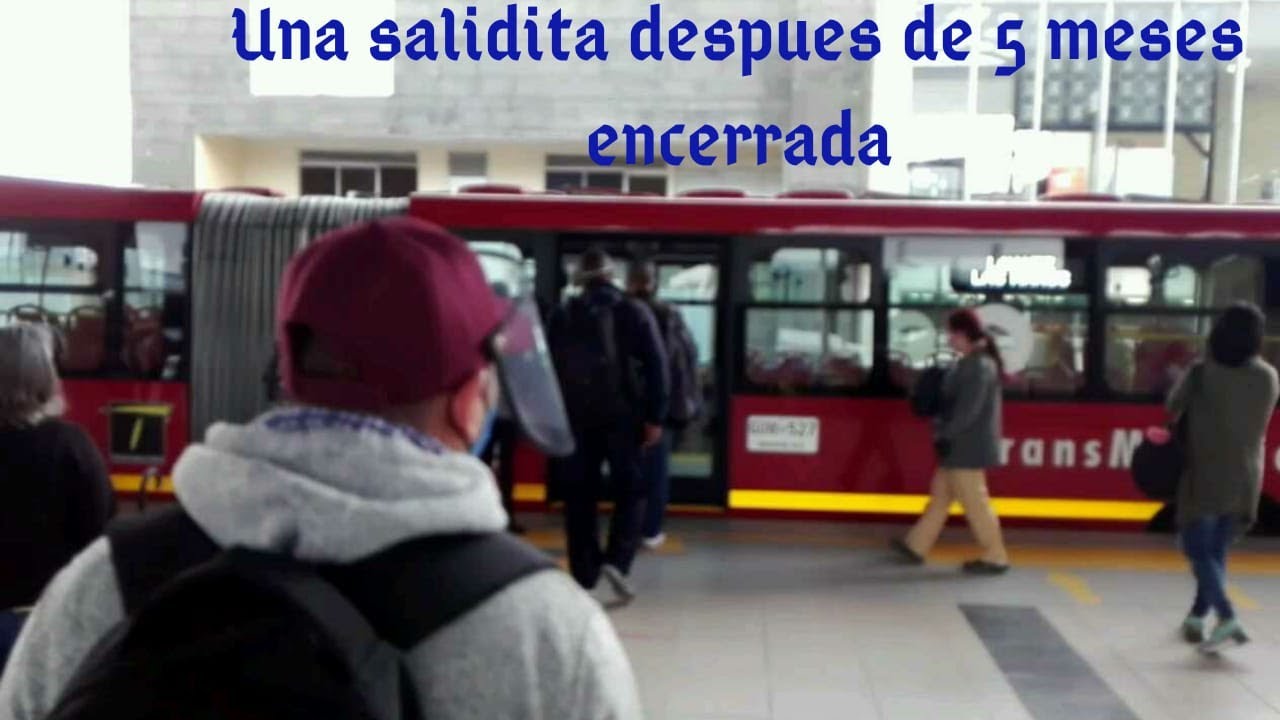 VIAJAR EN TRANSMILENIO DESPUÉS DE 5 MESES ENCERRADA!!! Todo cambio#covid19#Bogotá
