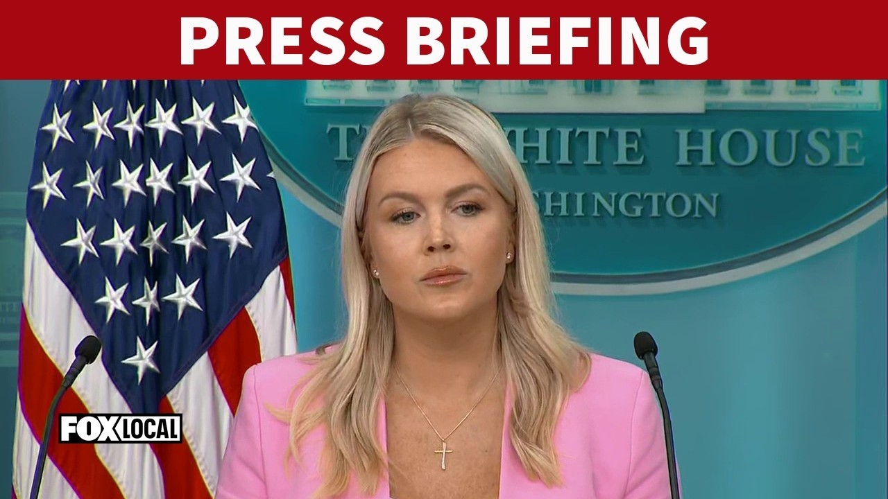ПОЛНАЯ ВЕРСИЯ: Кэролайн Ливитт анонсирует сегодняшнее обращение Трампа на брифинге в Белом доме