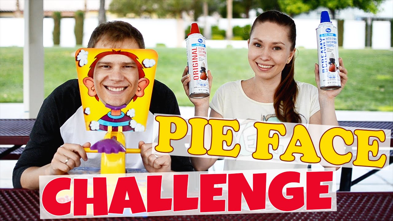PIE FACE CHALLENGE // ТОРТ В ЛИЦО ЧЕЛЛЕНДЖ