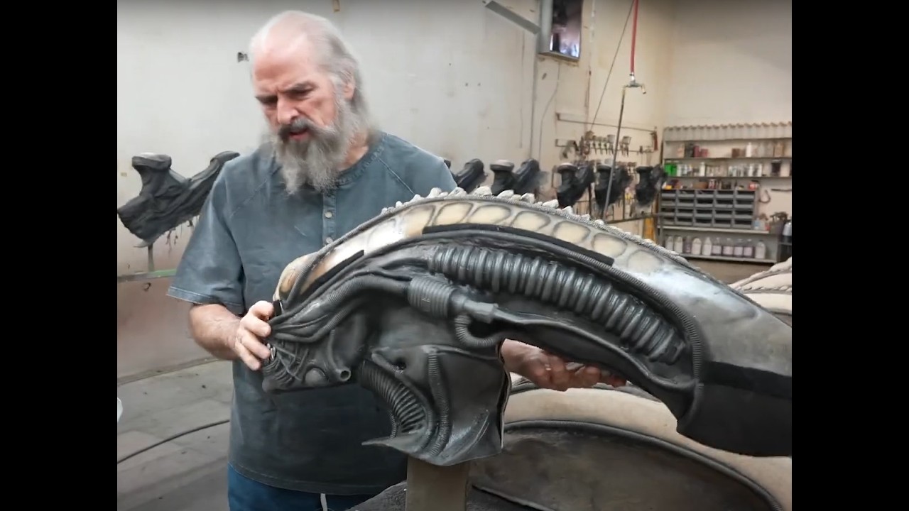 Making of the Giger Alien Xenomorph Mask