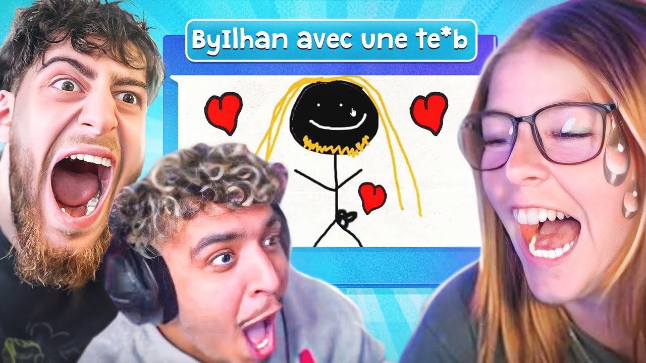 Ce dessin a failli me faire BAN Twitch... (ft Byilhann, Flamby, Aneyaris & Sanymaaa)