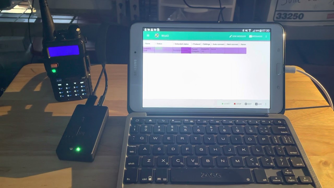 WOAD Android Winlink Client with Mobilinkd TNC3