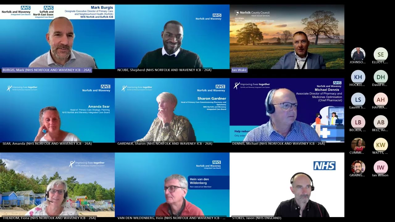 Norfolk and Waveney Integrated Care Board Primary Care Commissioning Committee - 1st October 2025