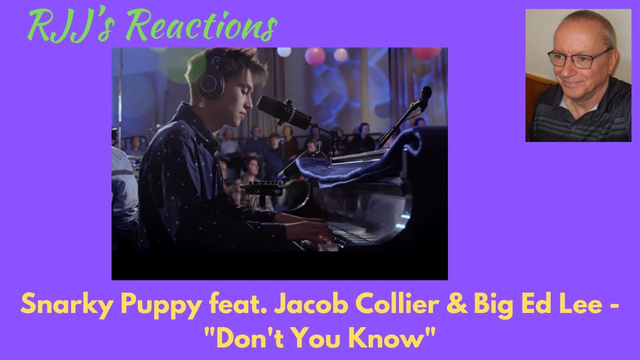 Snarky Puppy feat. Jacob Collier & Big Ed Lee -  Don't You Know 🇨🇦 RJJ's Reaction