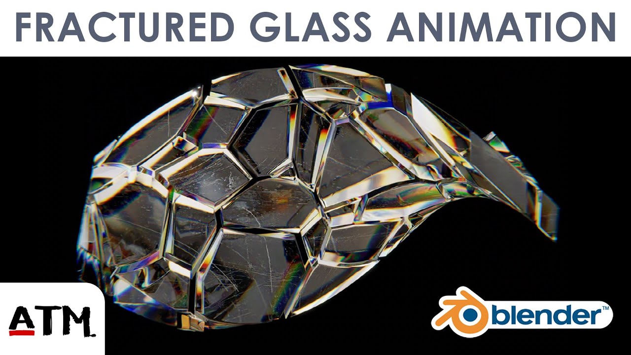 Fractured Glass Sculpture - Blender Tutorial