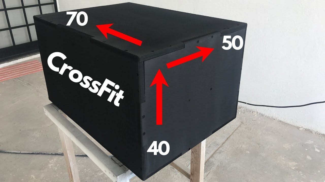 Como hacer una CAJA CROSSFIT grande económica y fácil de construir