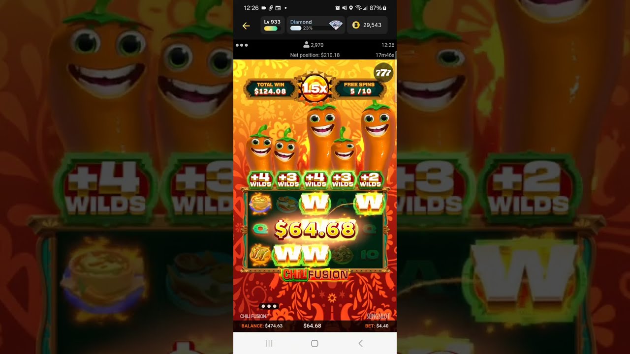 Chili Fusion * 4.40 bet bonus * Betty Casino * How'd it go? #onlinecasino