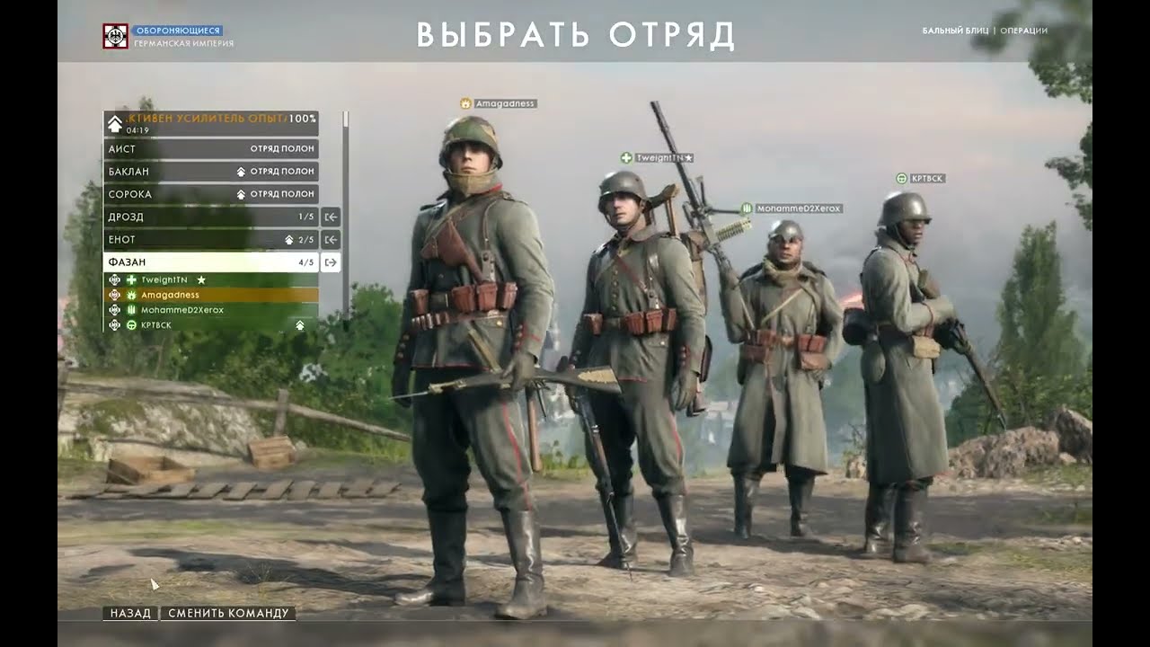Штурмовик в Battlefield 1