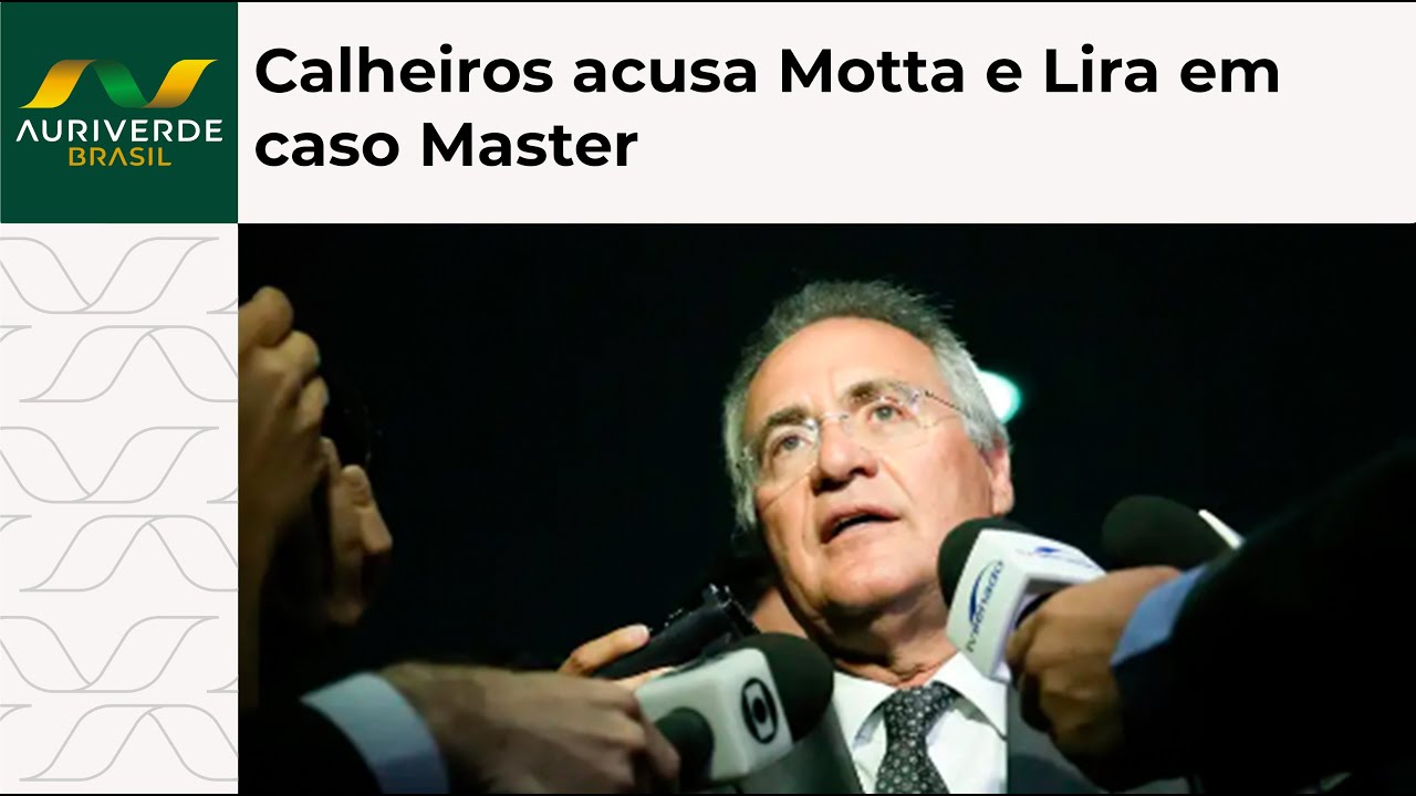 Calheiros acusa Motta e Lira de tentarem reverter liquidação do Master