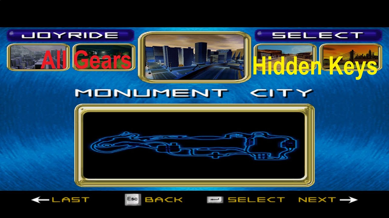 Hot Wheels Velocity X Monument City Joyride All Gears + Key