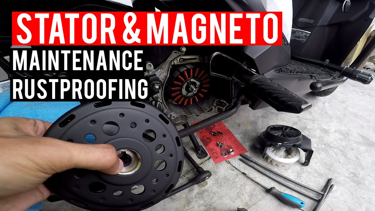 Honda Beat FI V2 | Stator & Magneto Cleaning