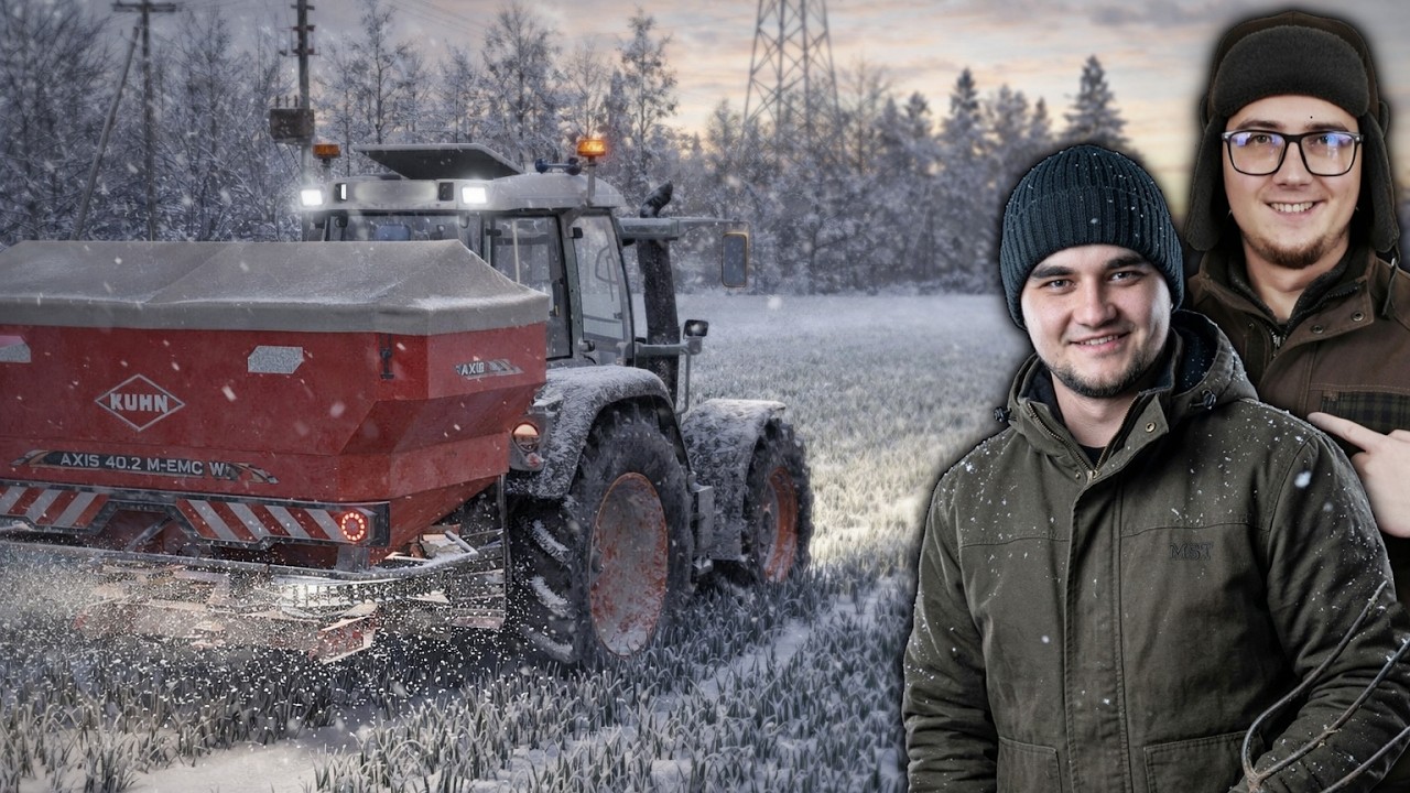 ZIMOWY PORANEK ❄️ Rozsiewanie Nawoz&oacute;w [NOWY NABYTK] ✅ KUPIŁEM PONAD 4 HA 💰 