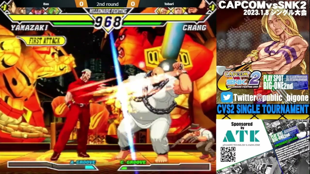 BIG-ONE 2nd Arcade - Capcom vs SNK 2 Tournament (BAS, GAO, Tsugunosuke) [2023/1/8]