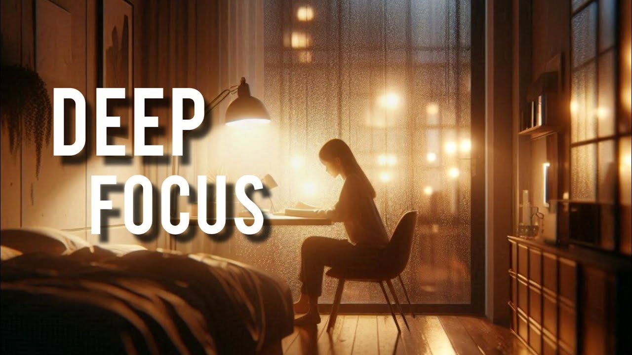 DEEP FOCUS – 1 Hour Lofi Beats for Study & Work 🌧️