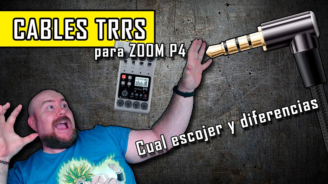 Cables TRRS para tu ZOOM P4 o P8... CTIA o OMTP, elige con cuidado. ⛔​