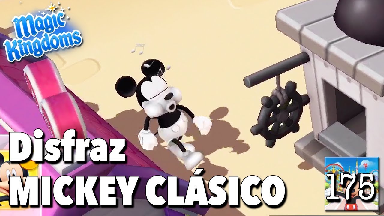 Disfraz MICKEY clásico y abrimos cofres! / Disney Magic Kingdoms
