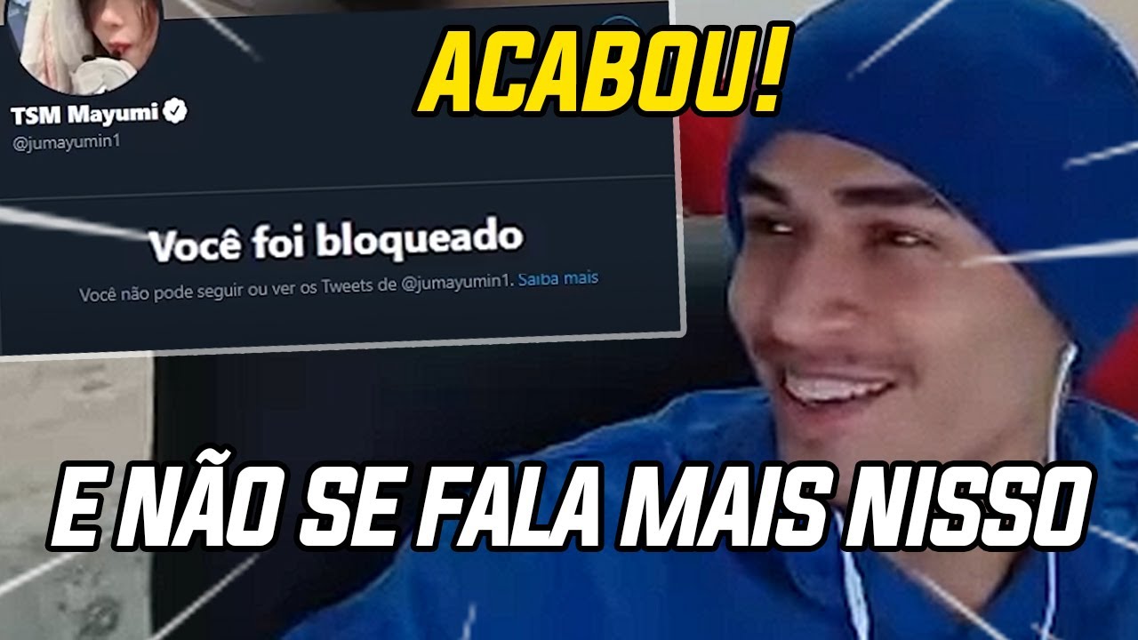 MUCALOL ASSUME NAMORO E MAYUMI BLOQUEIA ELE AO VIVO!