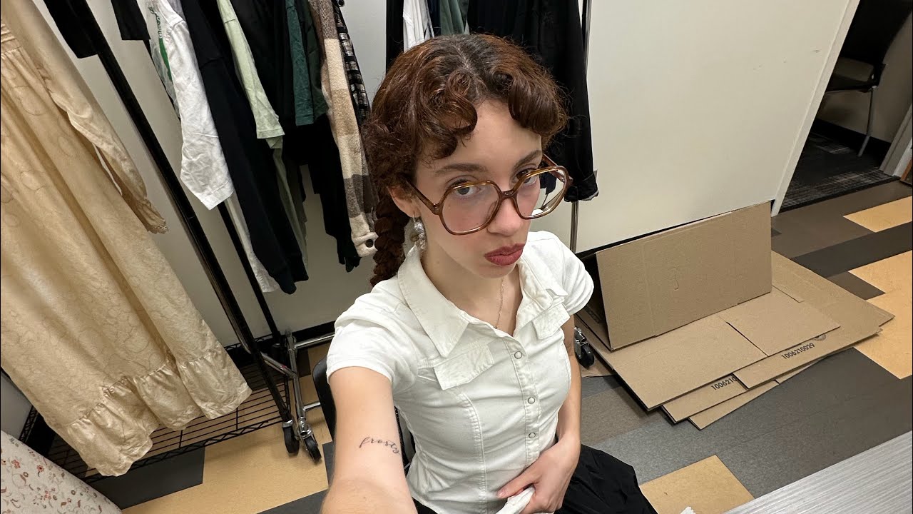 working on my first horror film as a costume designer | a vlog