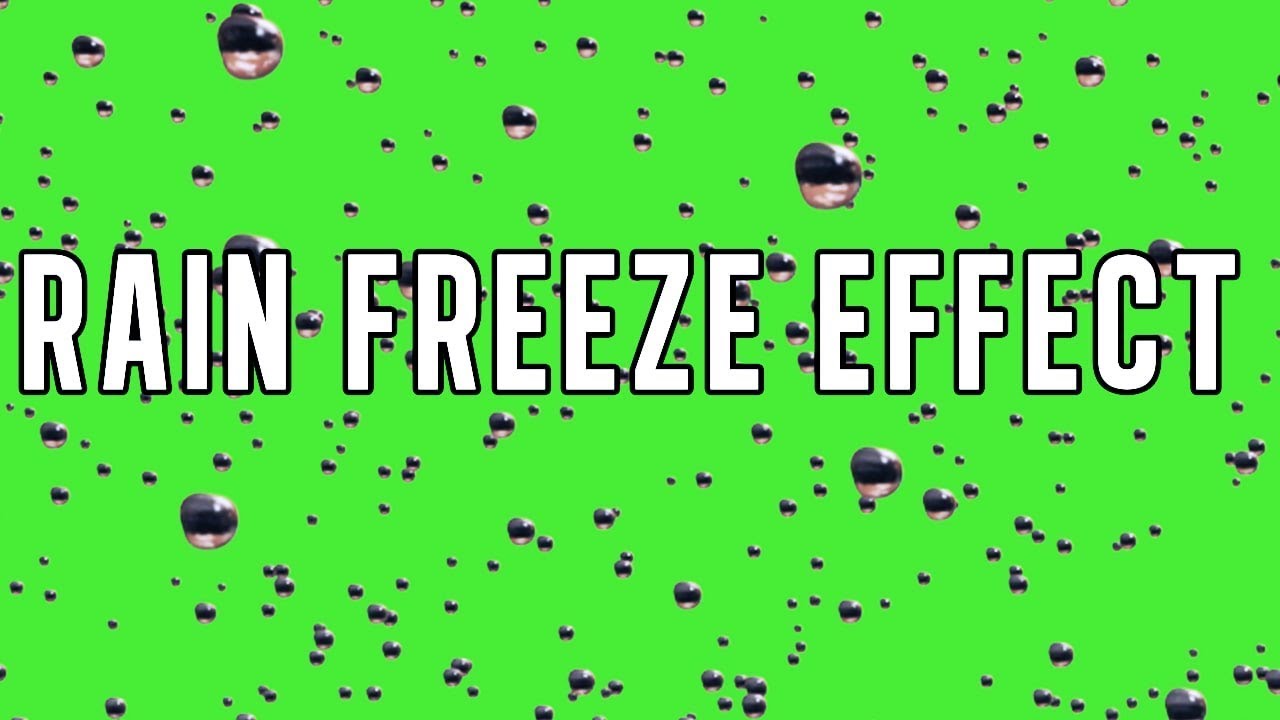 Greenscreen Now You See Me 2 Rain Freeze Effect