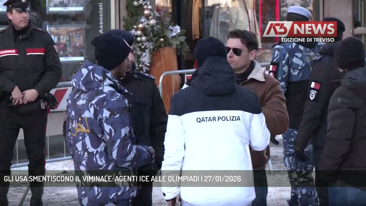 GLI USA SMENTISCONO IL VIMINALE: AGENTI ICE ALLE OLIMPIADI | 27/01/2026