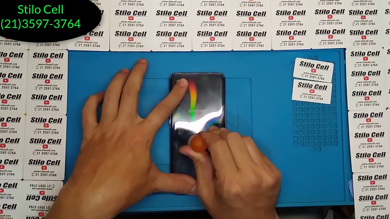 Samsung Galaxy A70 como abrir (remover a tampa)
