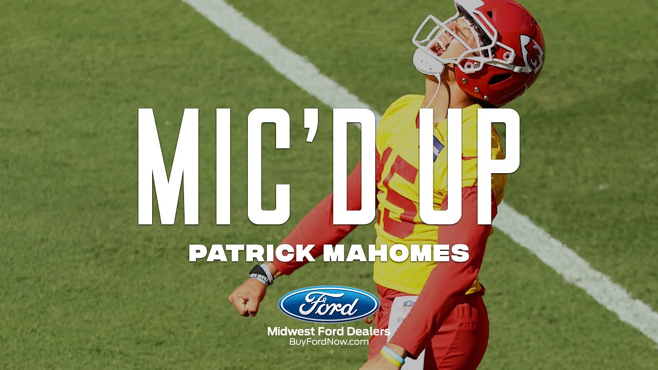 Patrick Mahomes Mic’d Up during Chiefs Training Camp: 
