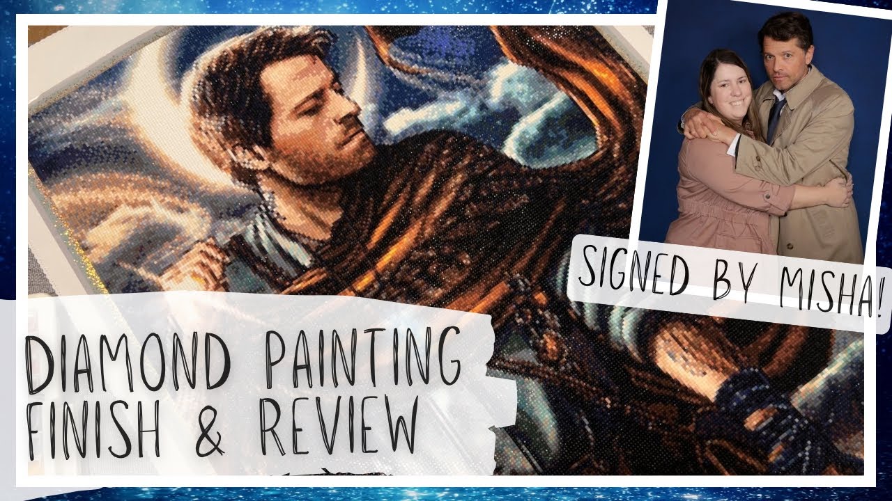 Post Review: Supernatural Custom Diamond Painting from JGS - Signed by Misha 🥰