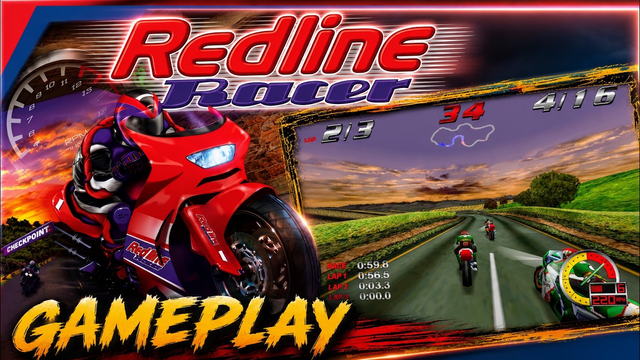 PC First Look [281] | Redline Racer (1998) | 4K 2160p | Win 10/11