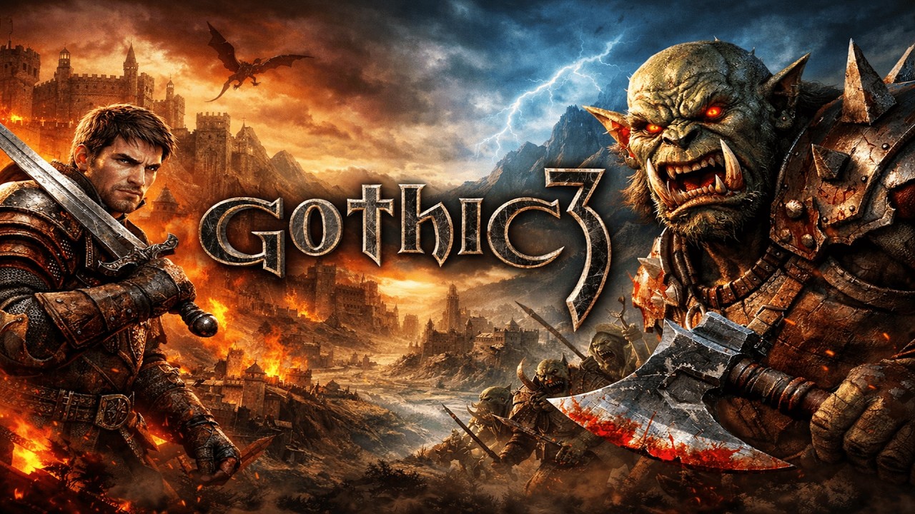 Gothic 3 #10 (Сборка Total Rebalance) ИГРАЮ БЕЗ МЫШКИ