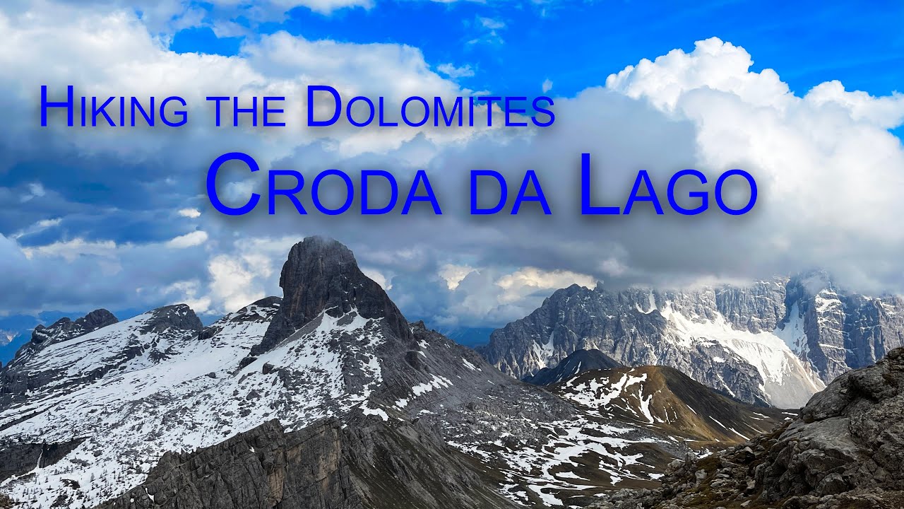 Solo Hiking Croda da Lago, the Dolomites 🇮🇹 | 4K POV