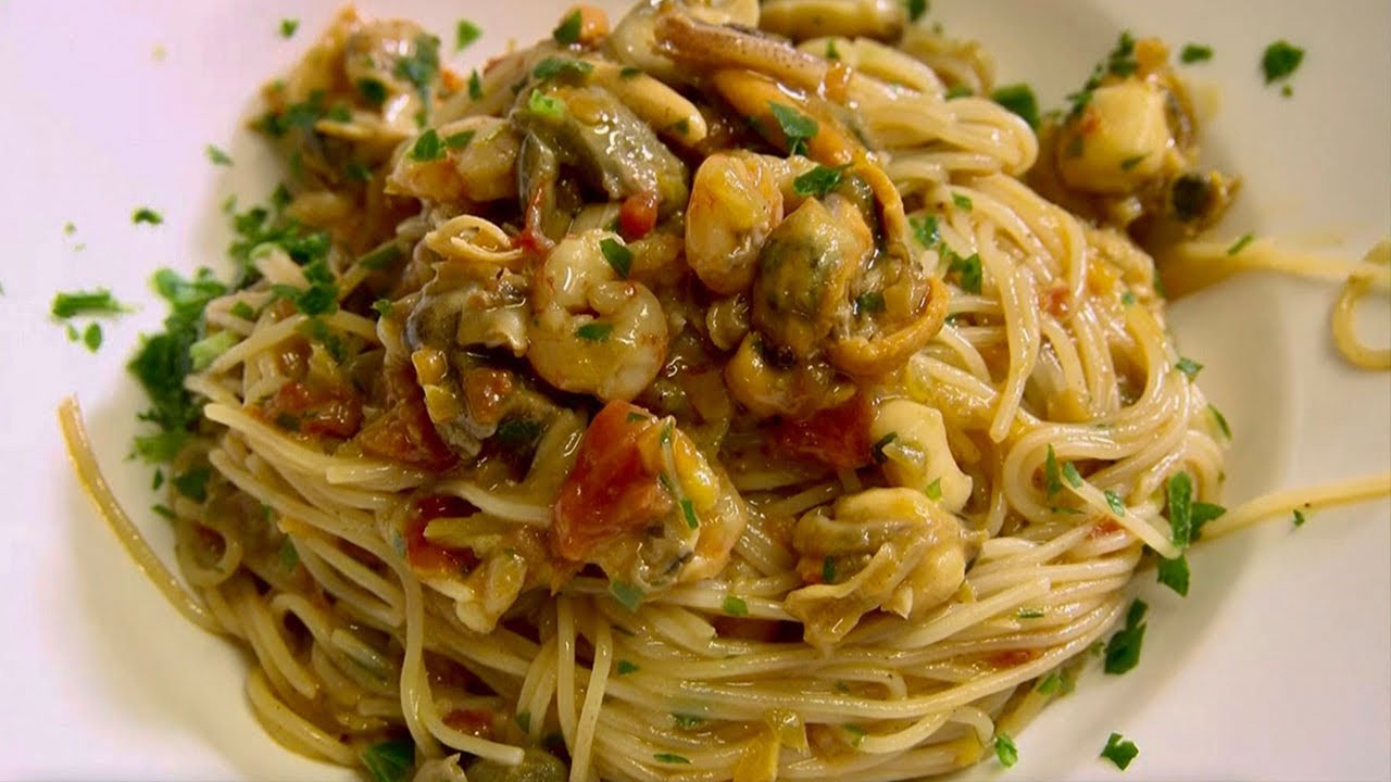 Delicious Venetian Seafood Spaghetti | Rick Stein: From Venice To Istanbul | BBC Studios