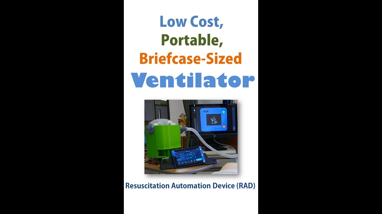 Low Cost, Portable, Briefcase-Sized Ventilator | Resuscitation Automation Device (RAD) |TV Intellect