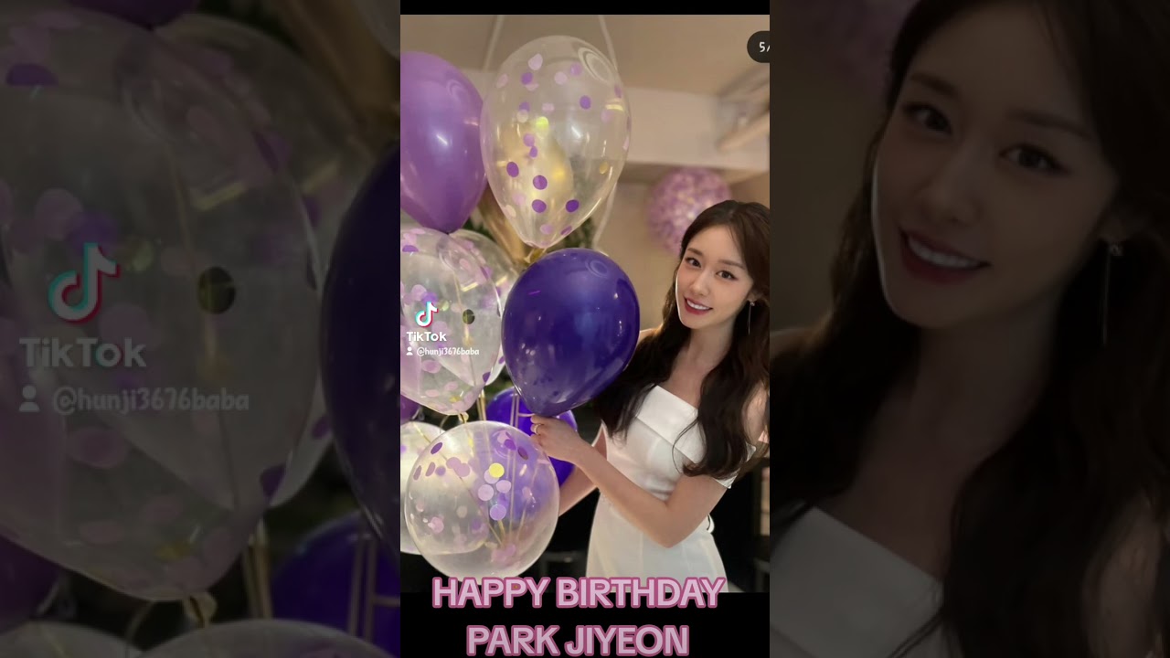 HAPPY BIRTHDAY PARK JIYEON #티아라지연 #지연 #parkjiyeon #jiyeon