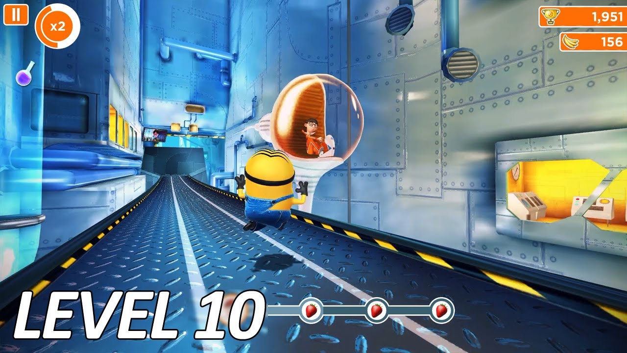 Despicable Me: Minion Rush - Jelly Lab Level 10 Vector Boss Battle - Gameplay (PC HD)