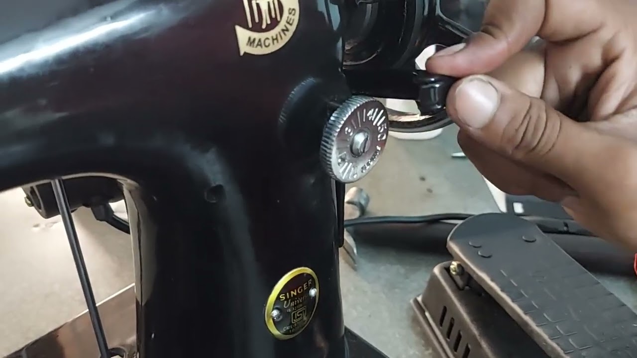 Sewing Length Adjustment in Umbrella Sewing Machine  | Singer Umbrella Sewing Machine
