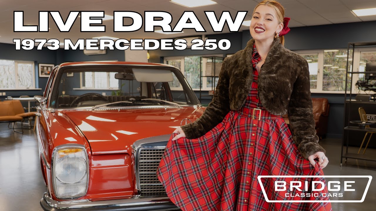 Live Draw | 1973 Mercedes 250 | Bridge Classic Cars