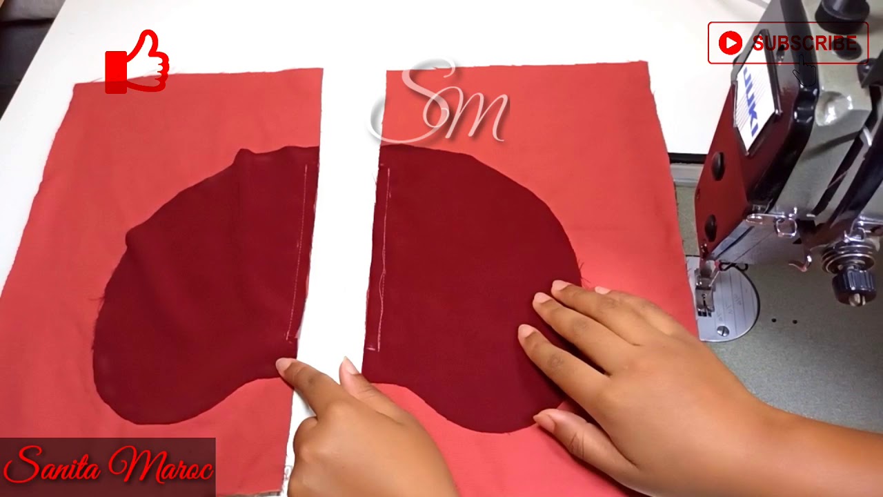 comment coudre une poche invisible طريقة خياطة الجيب المخفي  how to sew a hidden pocket