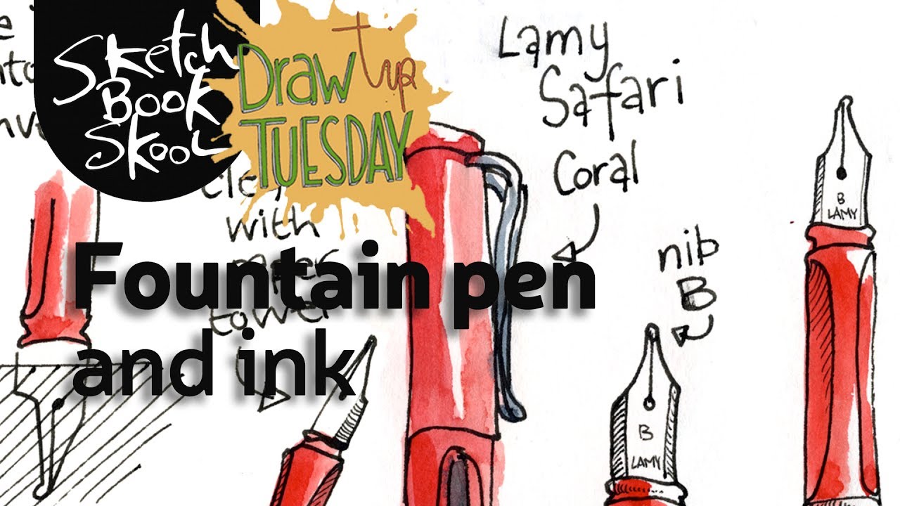 Draw Tip Tuesday: Fountain pen and ink